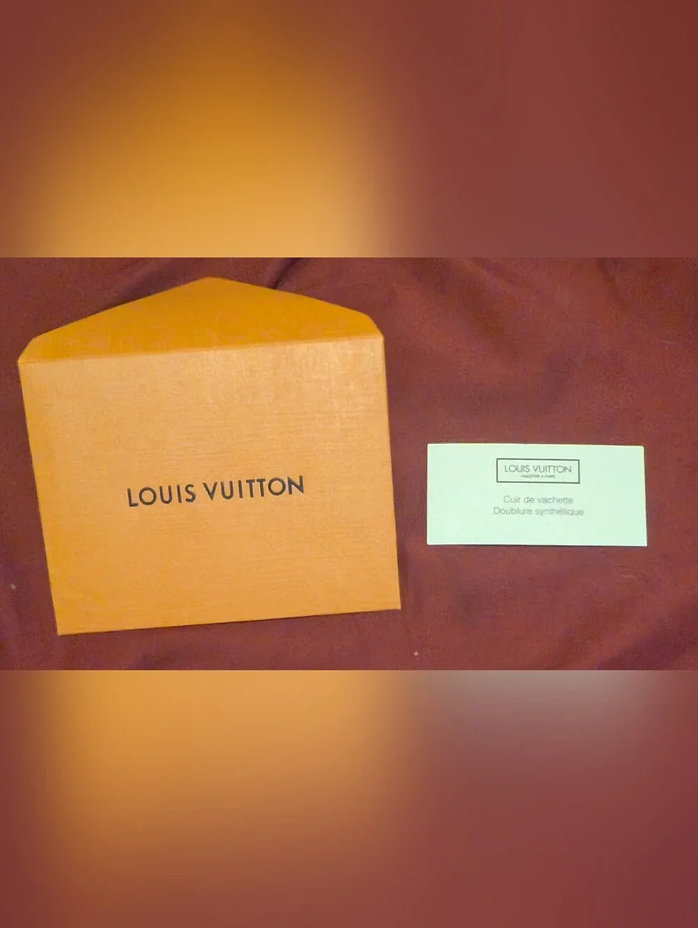 Louis Vuitton Orange Slide Out Drawer Gift Box 10